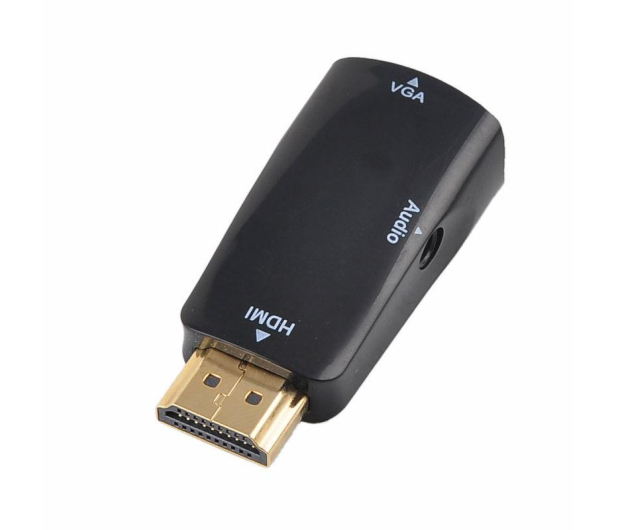 SHIRU Adapter HDMI - VGA, Audio (Minijack 3,5mm) - 341738 - zdjęcie 2